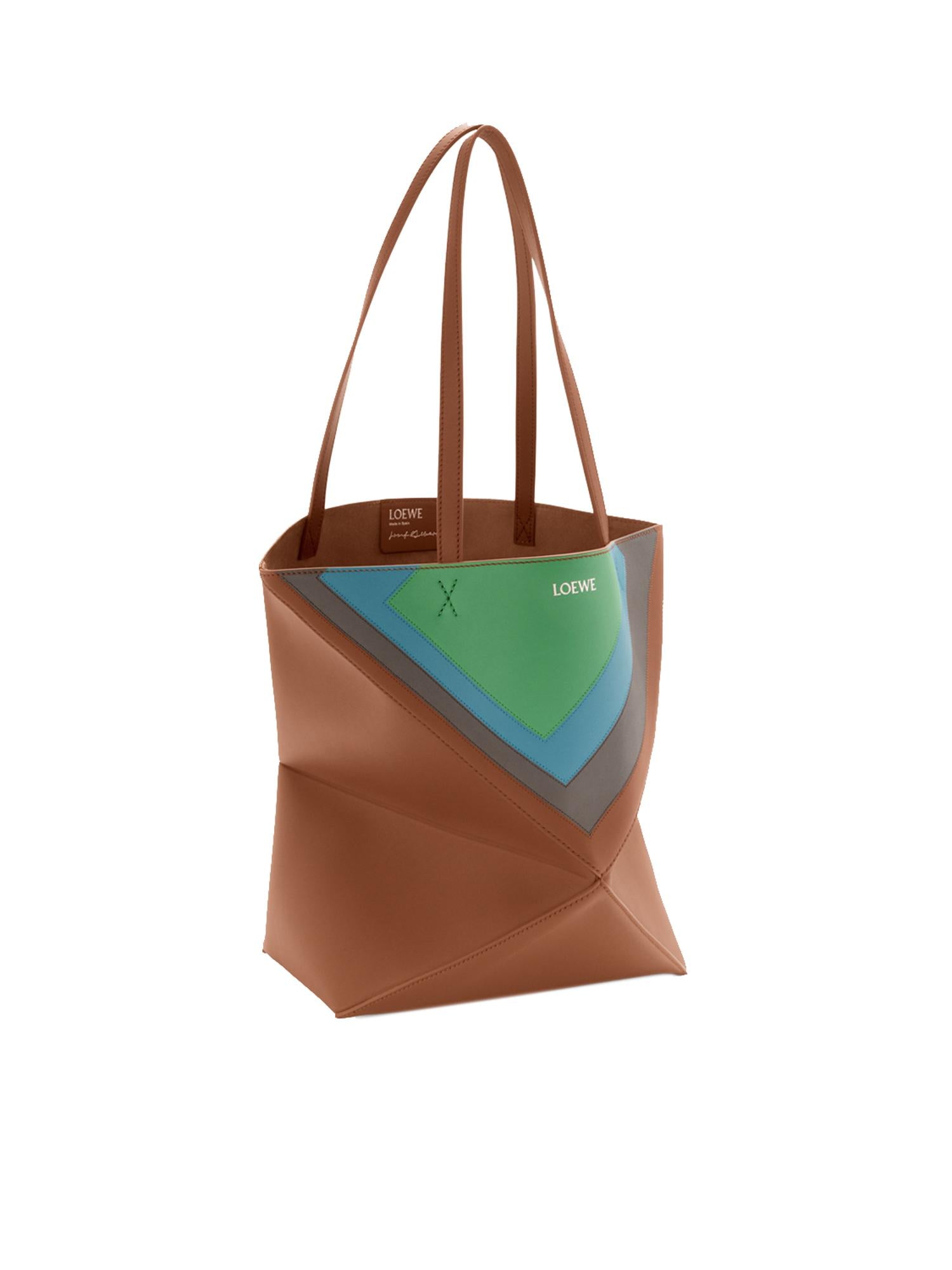 Borsa Puzzle Fold Tote media in nappa di vitello A779G50X96 143 LOEWE 