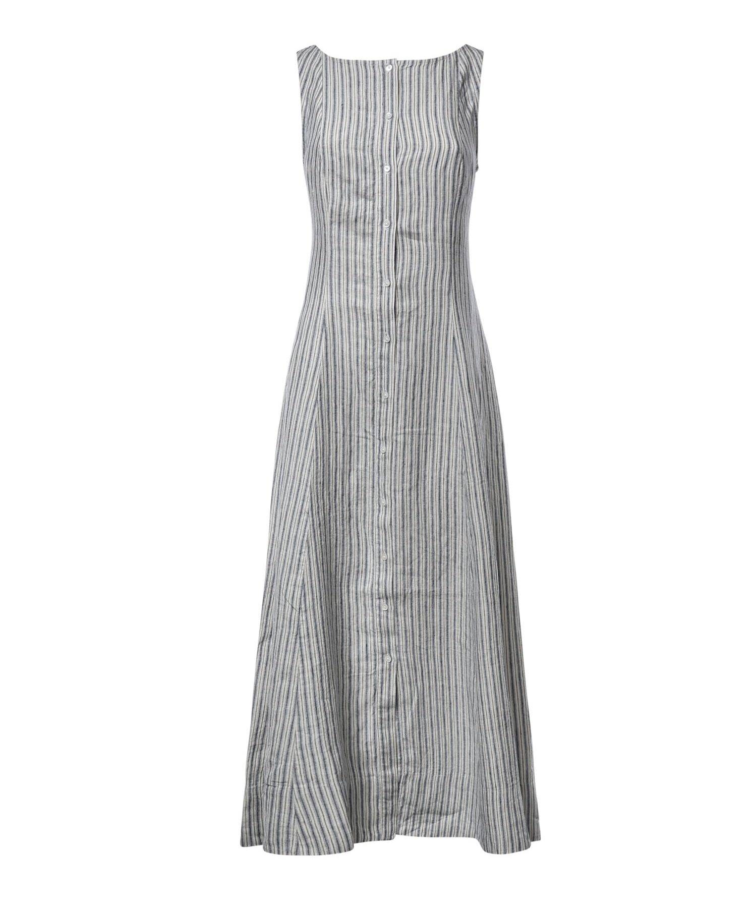 Abito in lino a righe 211B17459 001 POLO RALPH LAUREN 