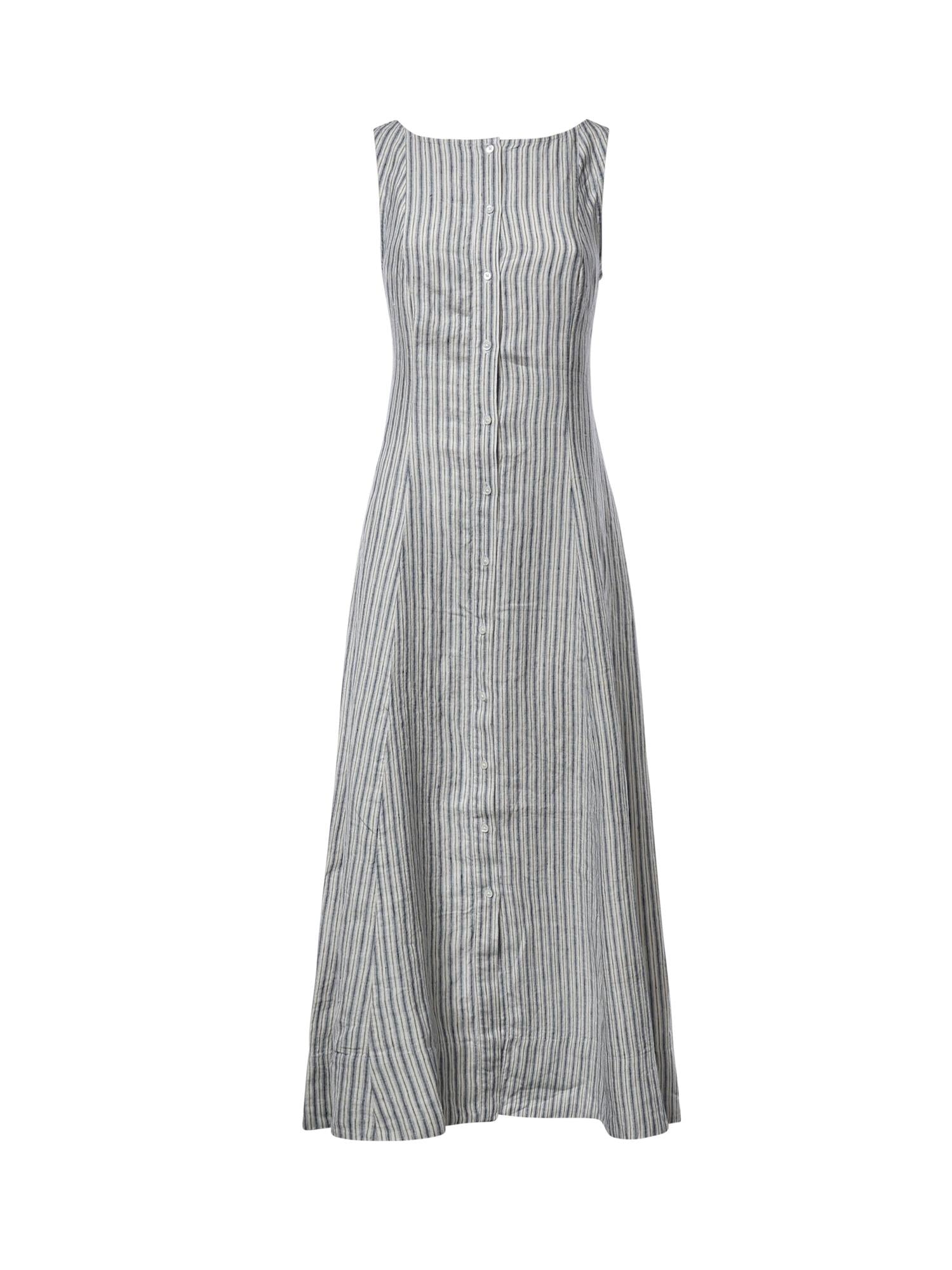 Abito in lino a righe 211B17459 001 POLO RALPH LAUREN 