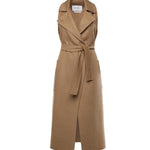 Cappotto smanicato in cammello 2521276193600 001 MAX MARA 