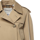 Giacca trench cropped in gabardine 8115792 A1366 BURBERRY 
