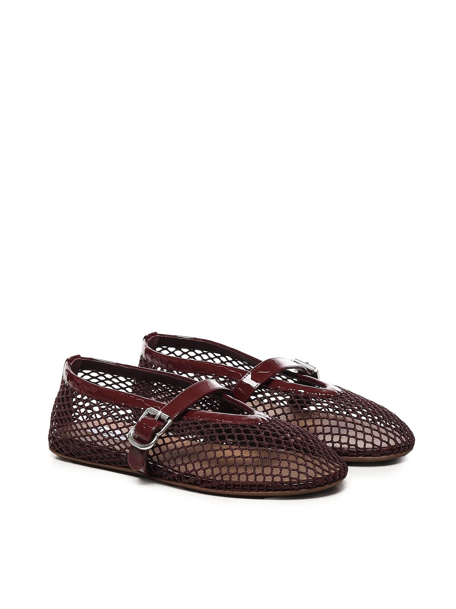 Ballerine Flat in rete<BR/> AA3A029TK007 325 ALAIA 