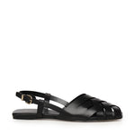 Sandali in pelle IRENE SLING FLAT 40S5IRFP1L 001 MICHAEL MICHAEL KORS 