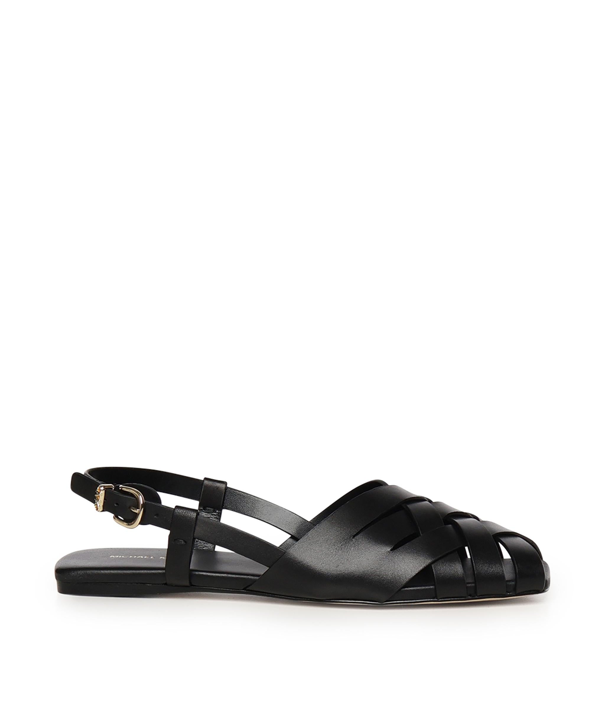 Sandali in pelle IRENE SLING FLAT 40S5IRFP1L 001 MICHAEL MICHAEL KORS 