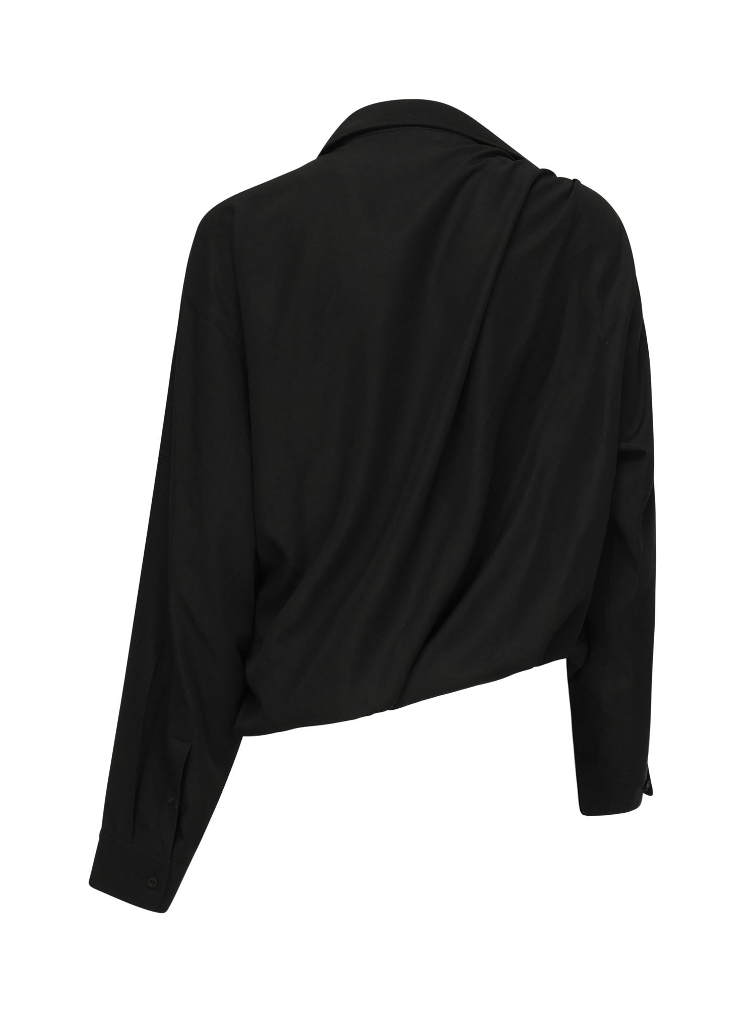 Camicia monospalla in popeline 839287 TRO371000 BALENCIAGA 