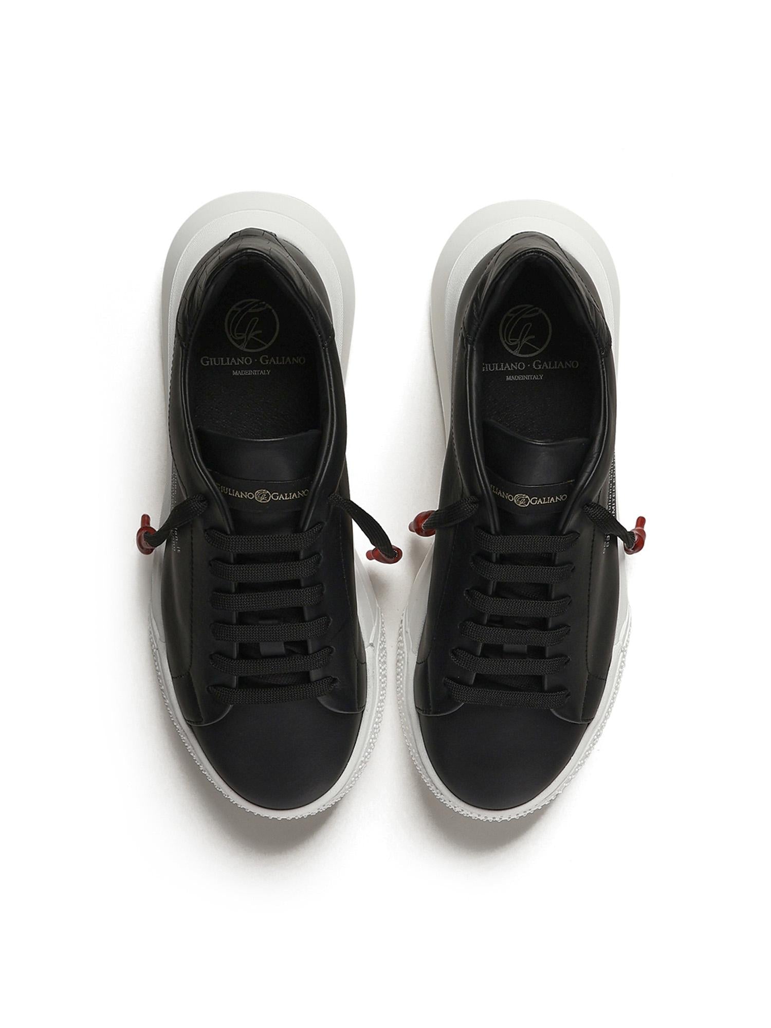 Sneakers Nemesis in nappa NEMESIS 2 NAPPA NAPPA/COCCONERO/NERO GIULIANO GALIANO 