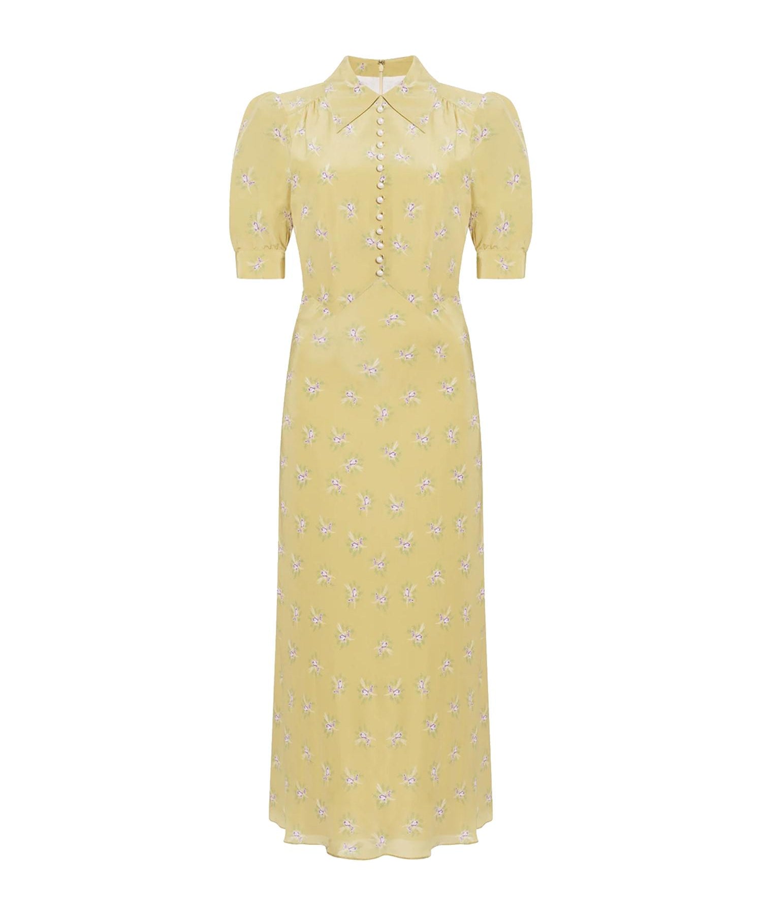 Abito midi con stampa floreale FABX3598F4726 1792 ALESSANDRA RICH 