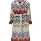 Accappatoio Chandler in spugna di cotone 1E3AC99105 100 MISSONI HOME 