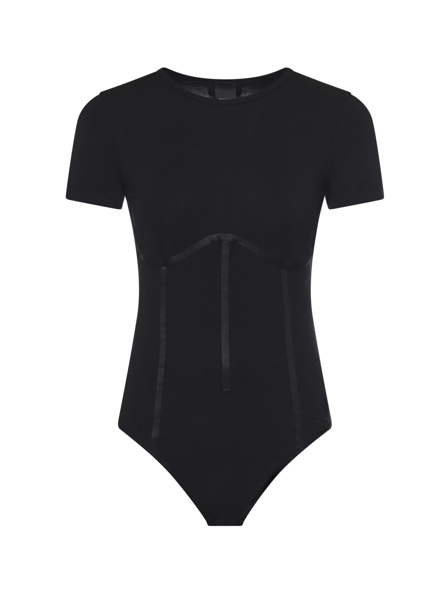 Body bustier in jersey di cotone 106487 A36IZ99 PINKO 