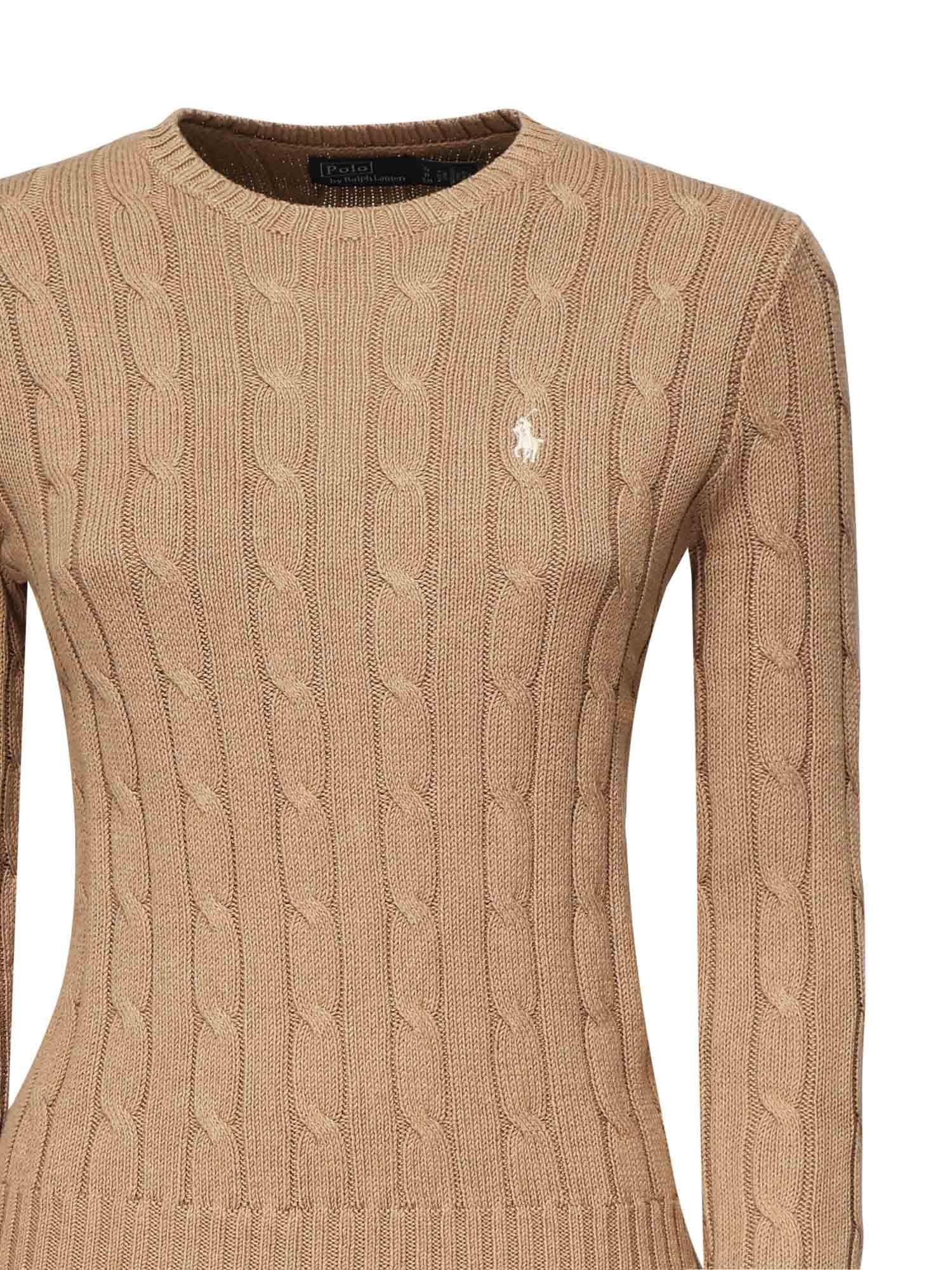 Pullover a trecce in cotone 211971795 002 POLO RALPH LAUREN 