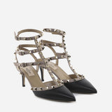 Slingback Rockstud in pelle liscia 6W2S0375 VODN91 VALENTINO GARAVANI 