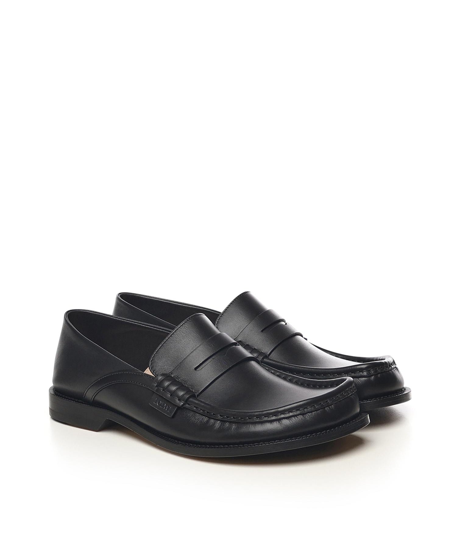 Mocassini Campo Flap Back in pelle di vitello M816290X47 1100 LOEWE 