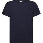 T-shirt in jersey di cotone con taschino T45101 07 SUN 68 
