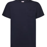 T-shirt in jersey di cotone con taschino T45101 07 SUN 68 