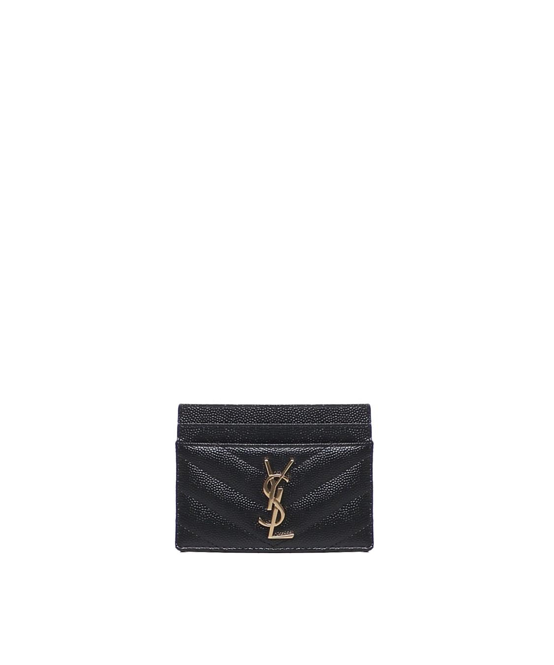 Portacarte Cassandre matelassé 423291 BOW011000 SAINT LAURENT 
