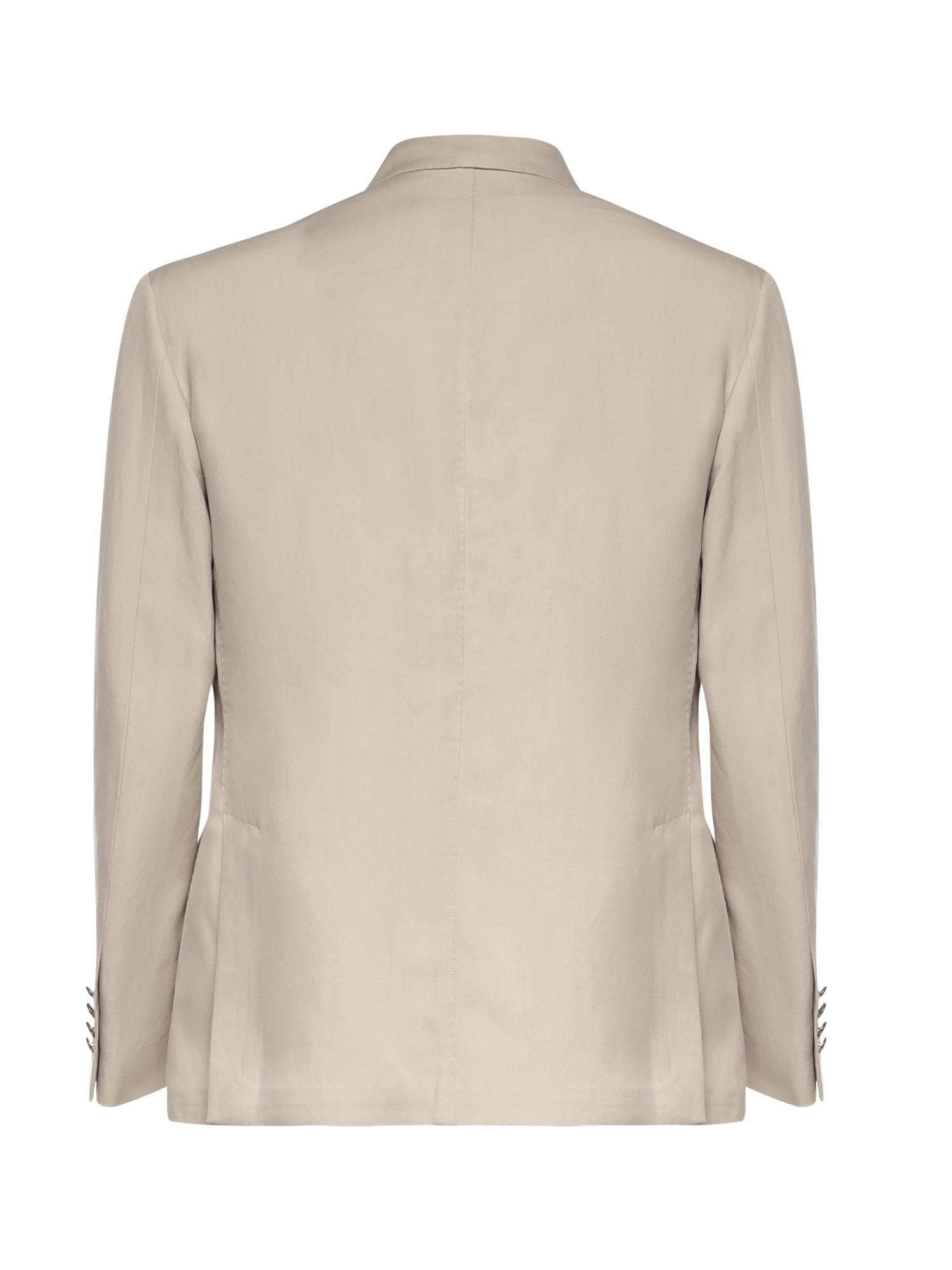 Blazer in misto lyocell e lino M75GIAK10TES0M116 02 ELEVENTY 