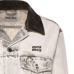 Blouson in denim GWB273 183TF0009 MIU MIU 