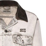 Blouson in denim GWB273 183TF0009 MIU MIU 