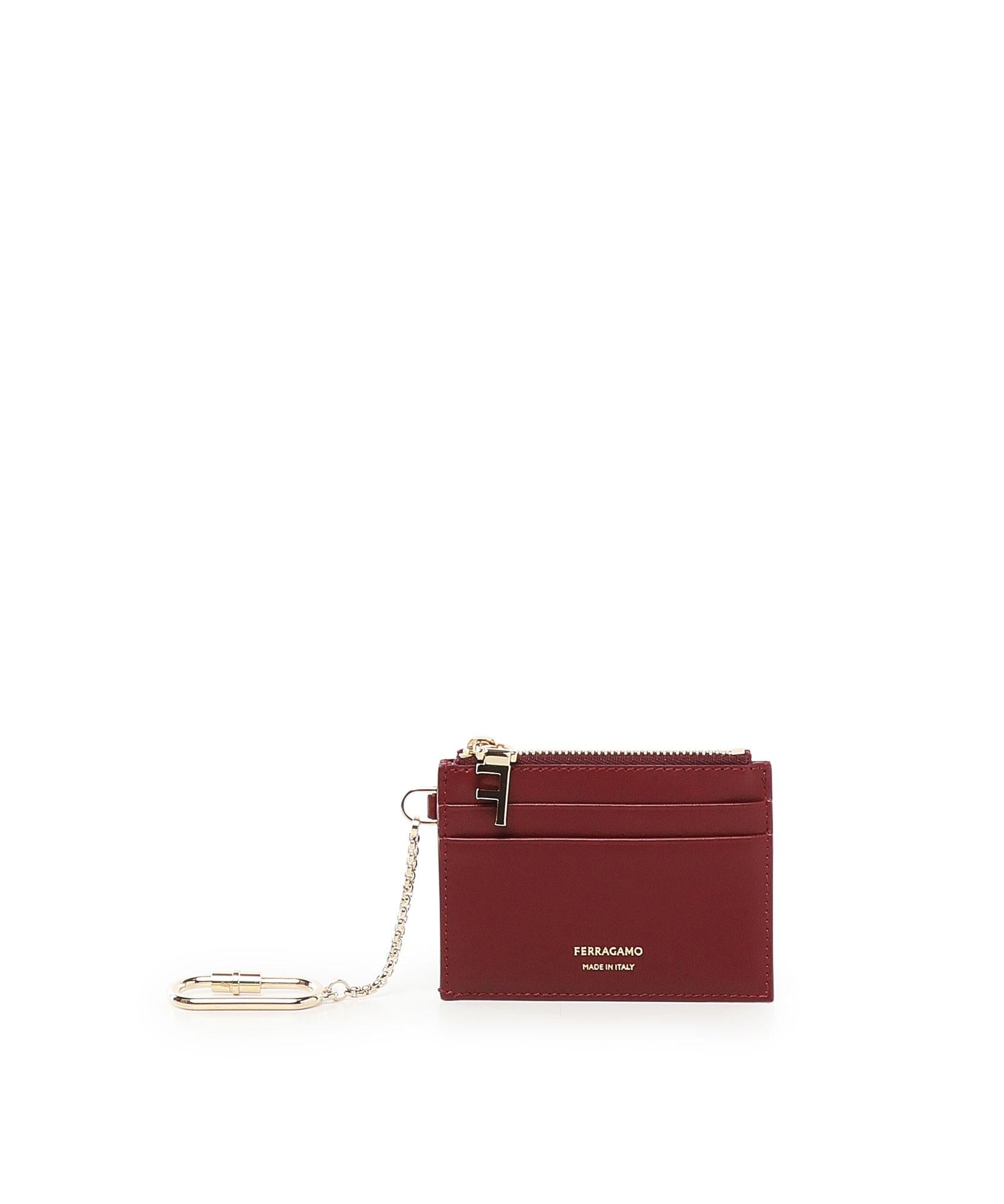 Portacarte con portachiavi 220868 779949001 FERRAGAMO 