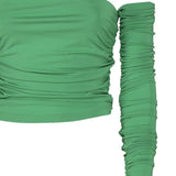 Top drappeggiato T130705A TJV020409 THE ANDAMANE 