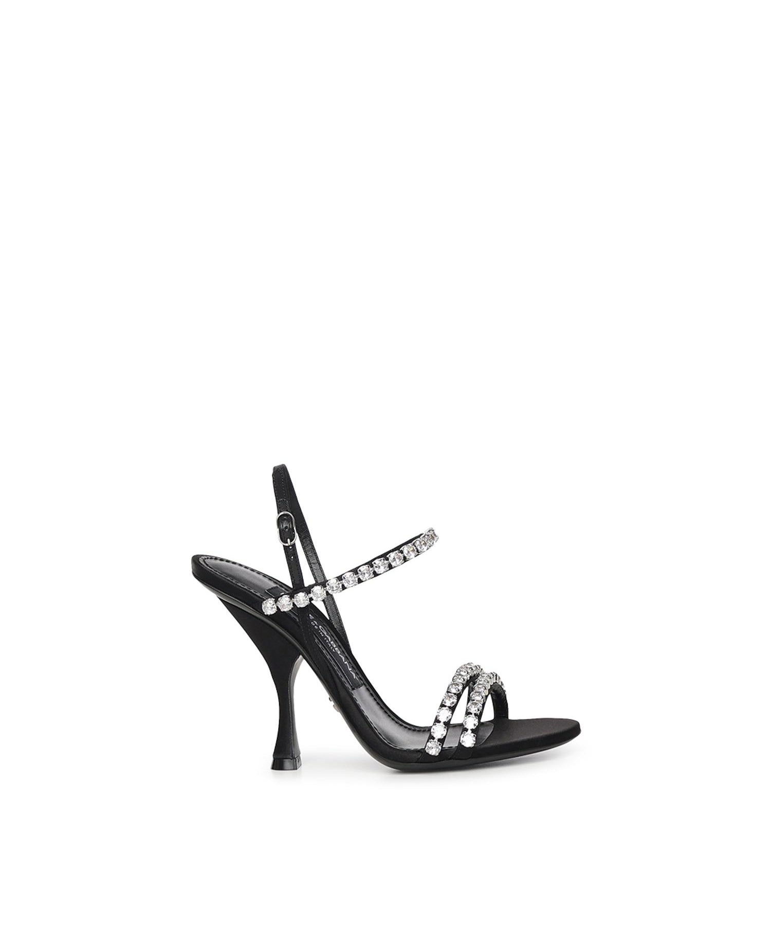 Sandali con strass CR1925 AT3998S488 DOLCE & GABBANA 
