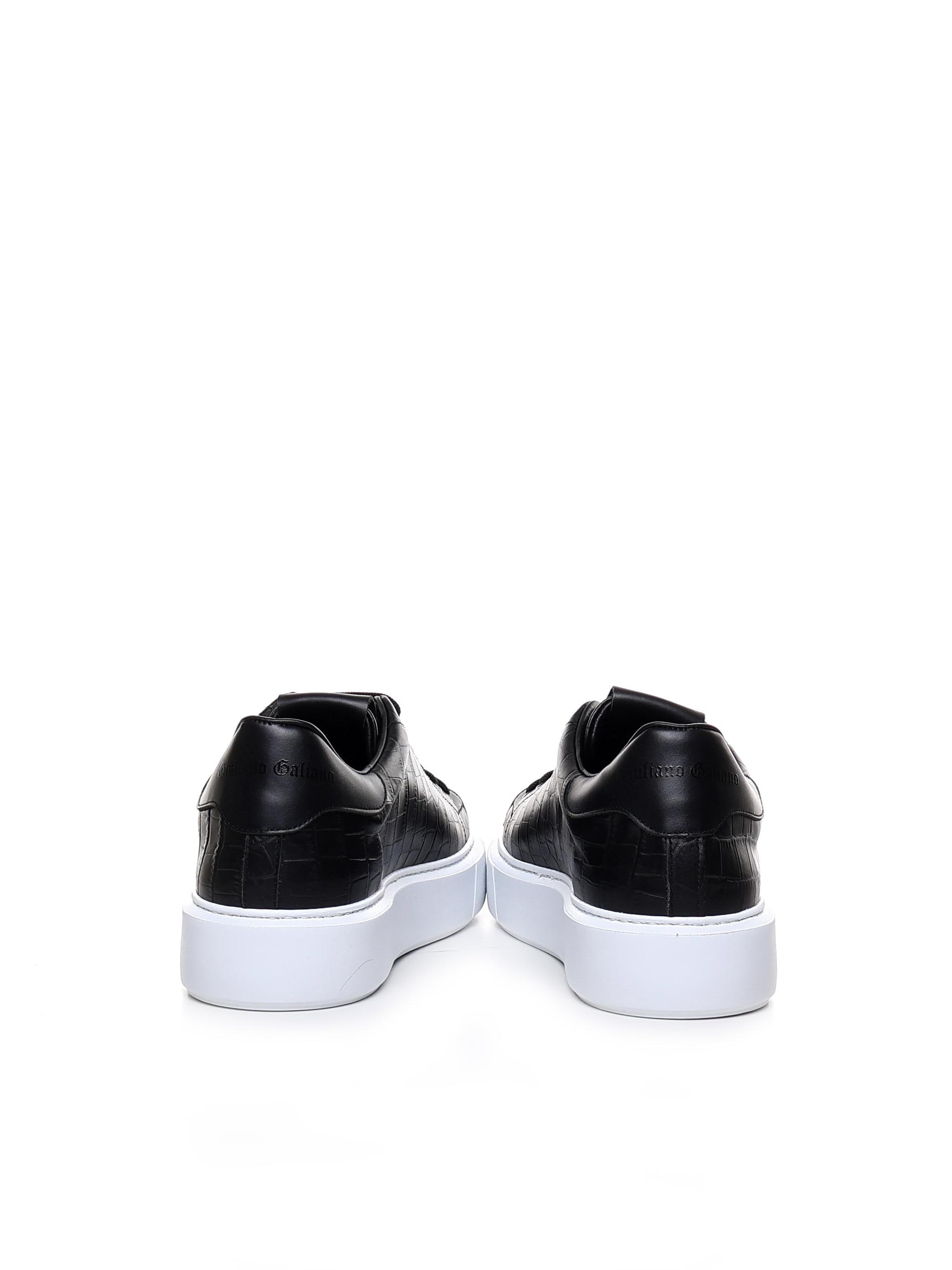 Sneakers Fire2 crock in pelle FIRE 2 CROCKBLACK GIULIANO GALIANO 