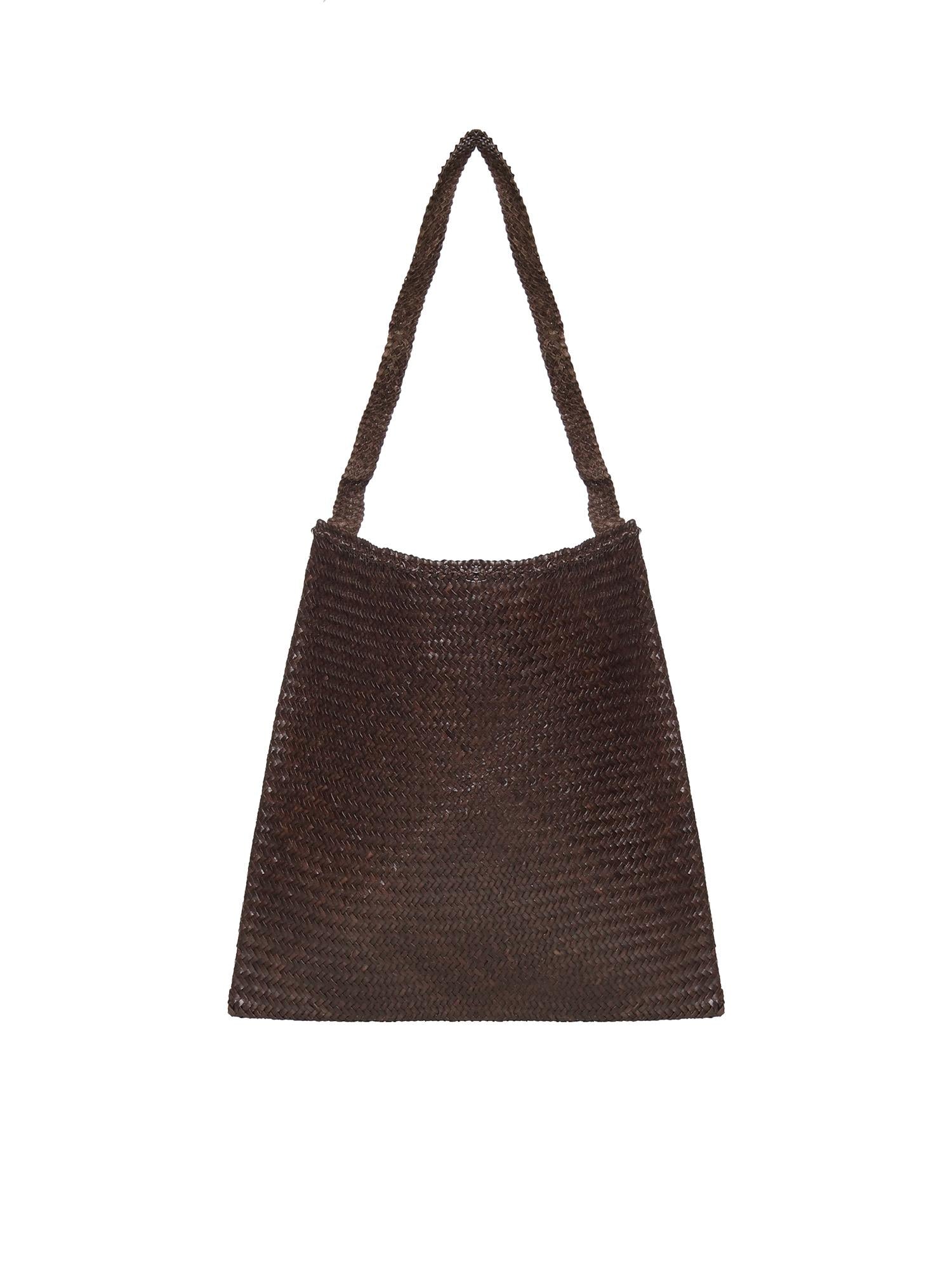 Borsa Ars Tote in pelle 8848 DK BROWN DRAGON DIFFUSION 