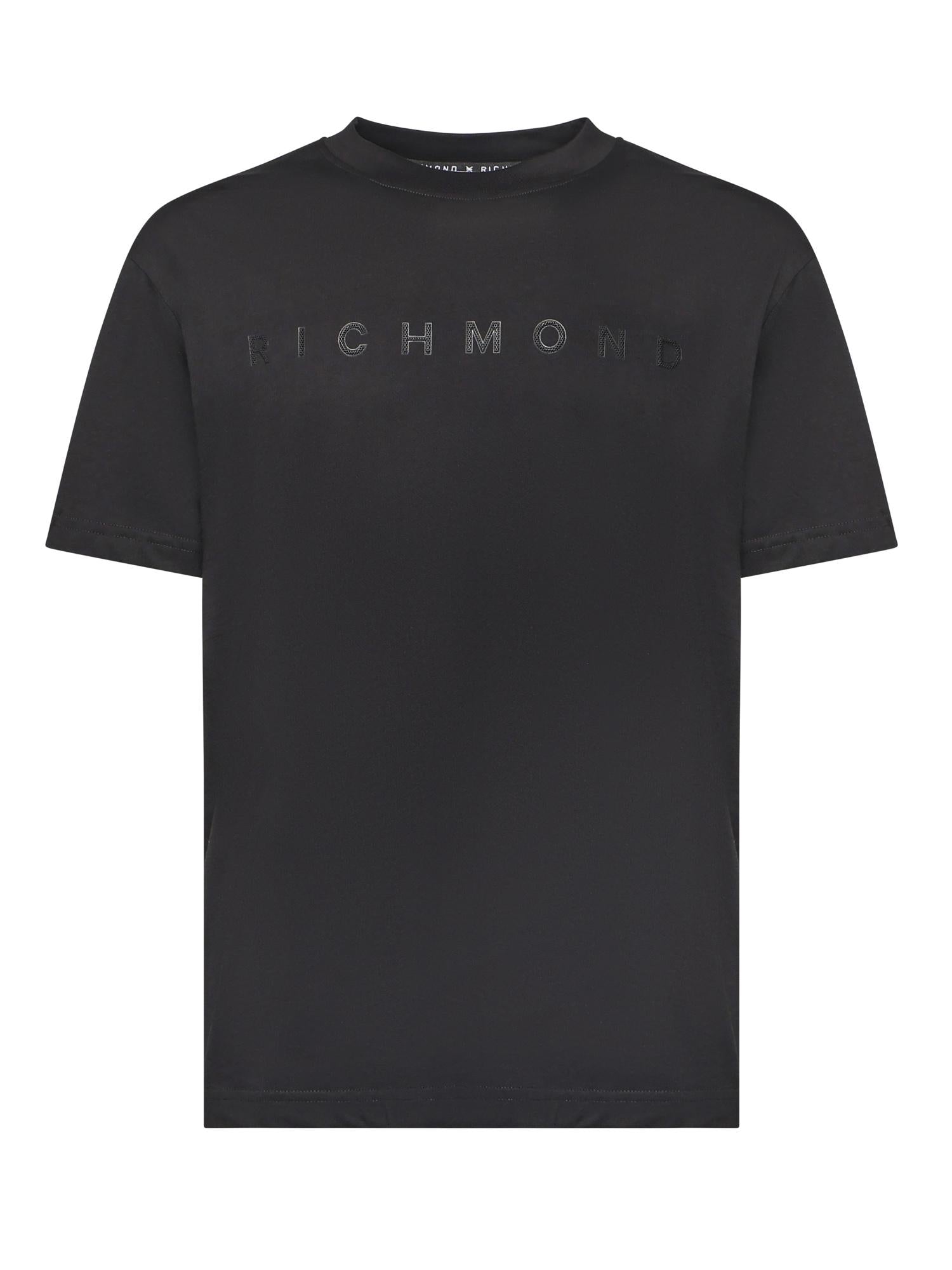 T-shirt Patum in cotone UMA25046TS BLACK RICHMOND X 