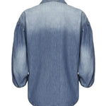Camicia jeans maniche a tre quarti 104629 A2DTPJO PINKO 