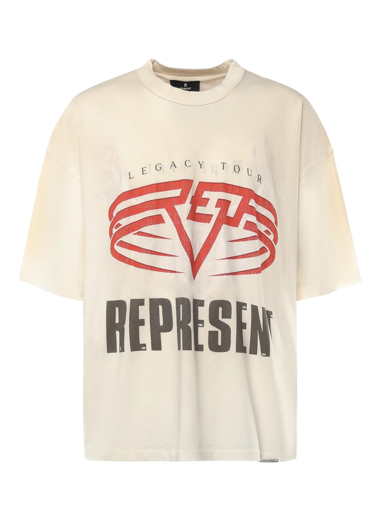 T-shirt "Living Legacy" in jersey di cotone MLM100176 30 REPRESENT 