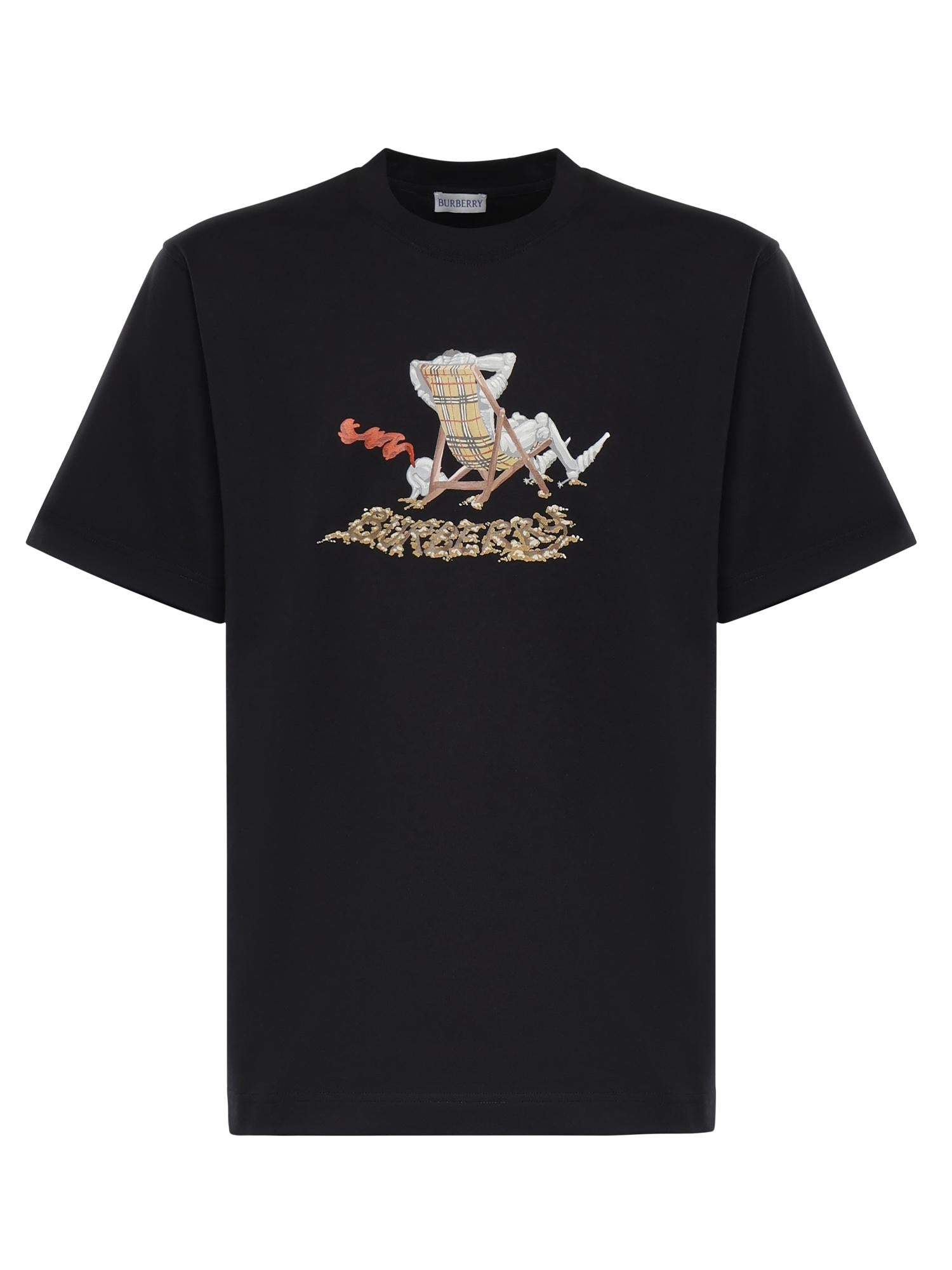 T-shirt in cotone Beach Knight 8126321 A1189 BURBERRY 