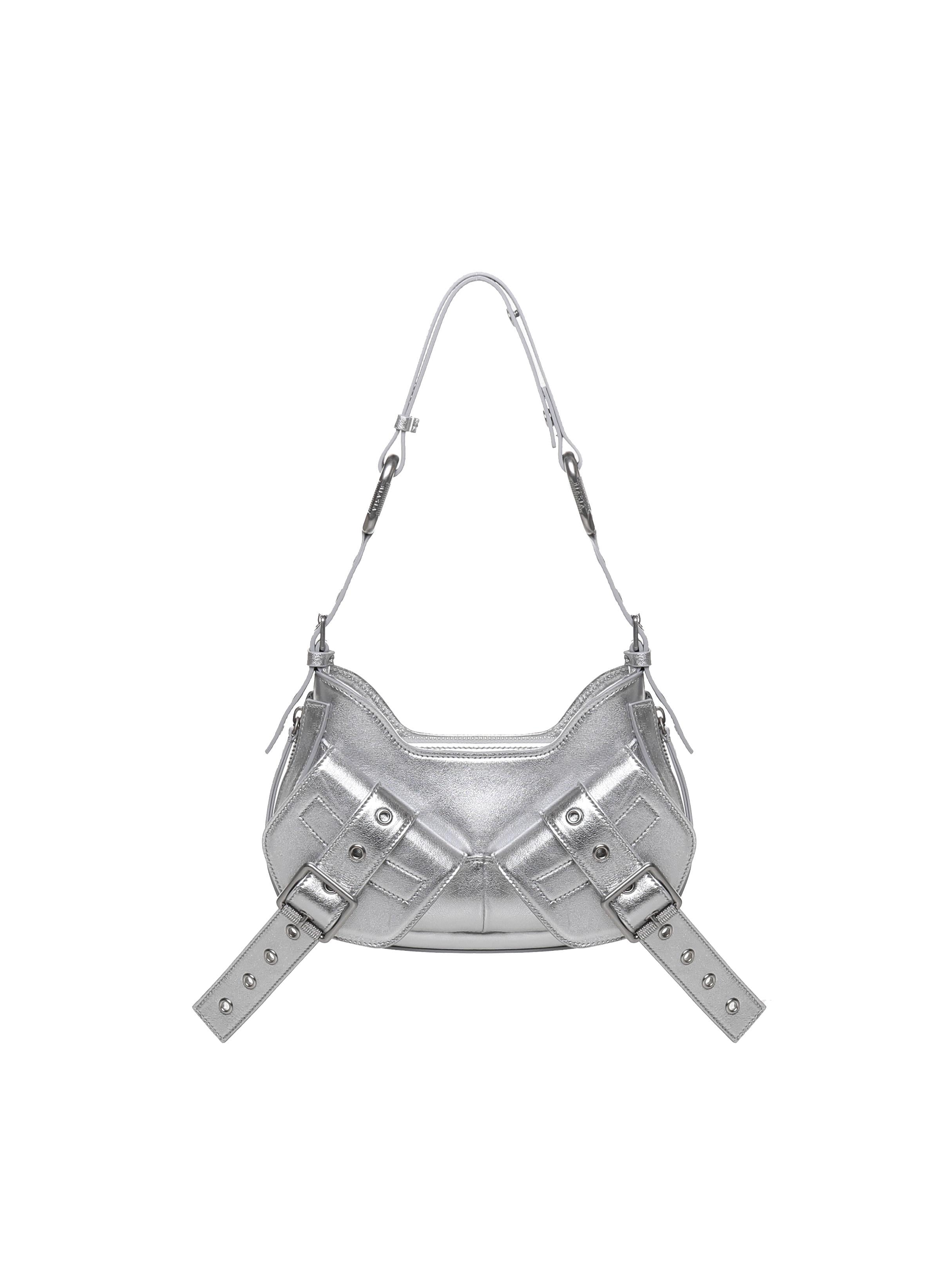 Borsa a spalla Y2K.002 FBBP70002LAM -ARGENTO/NIKEL BIASIA 
