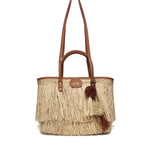 Borsa shopping Domitilla 73BS9VV01 DOMITILLANATURALE/CUOIO V° 73 