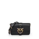 Borsa a spalla piccola Mini Love Bag Slouchy in pelle 105824 A0QOZ99Q PINKO 