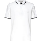 Polo in piqué con righe NPMB250140STDW B001 FAY 