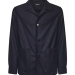 Overshirt in pura lana 231C00A2 1DHAQ07412 ZEGNA 
