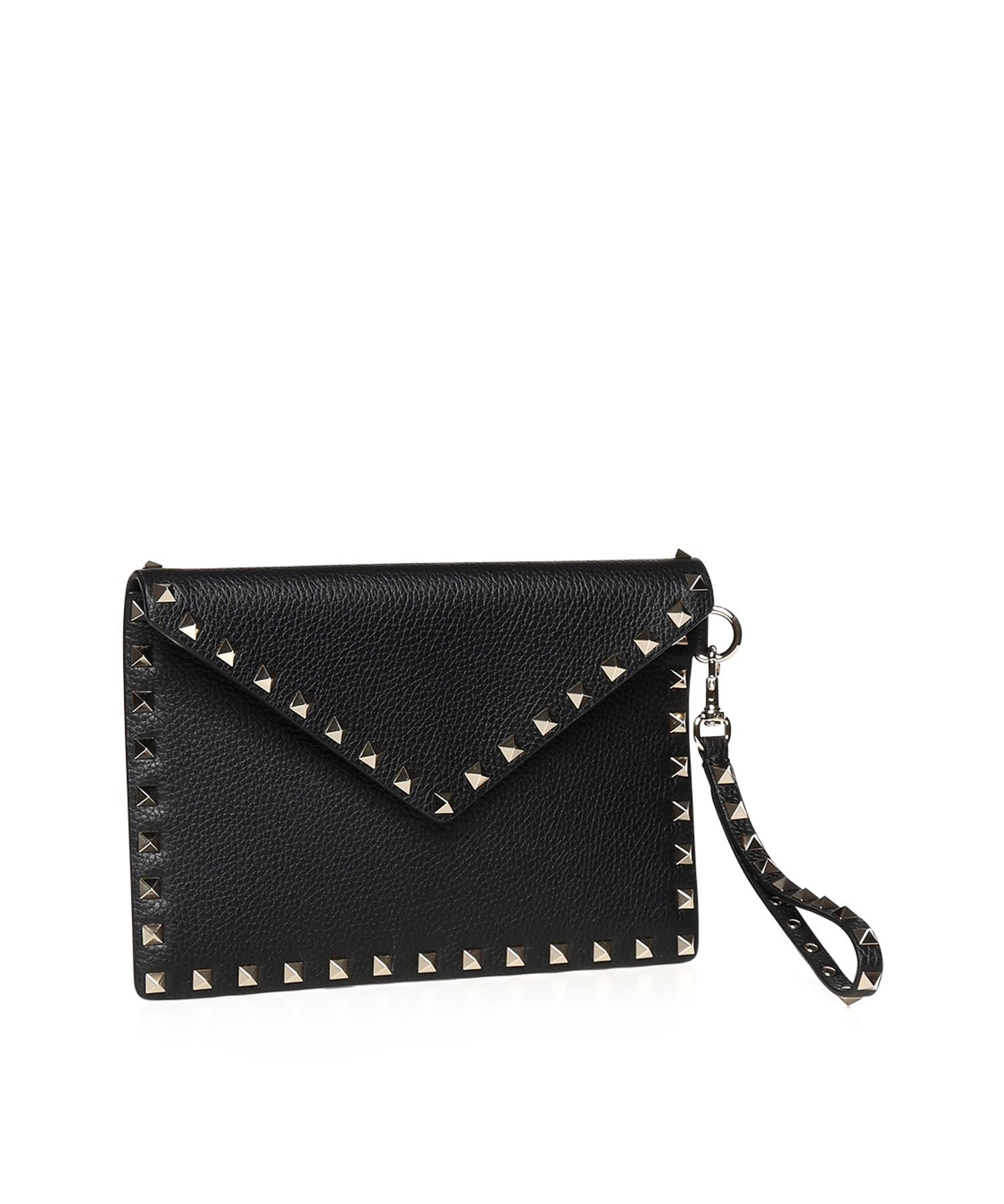 Pouch Rockstud in vitello granato 8W0P0P87 VSH0NO VALENTINO GARAVANI 