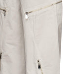 Pantaloni a gamba ampia in gabardina grigio ghiaccio 104981 A2ECI12 PINKO 