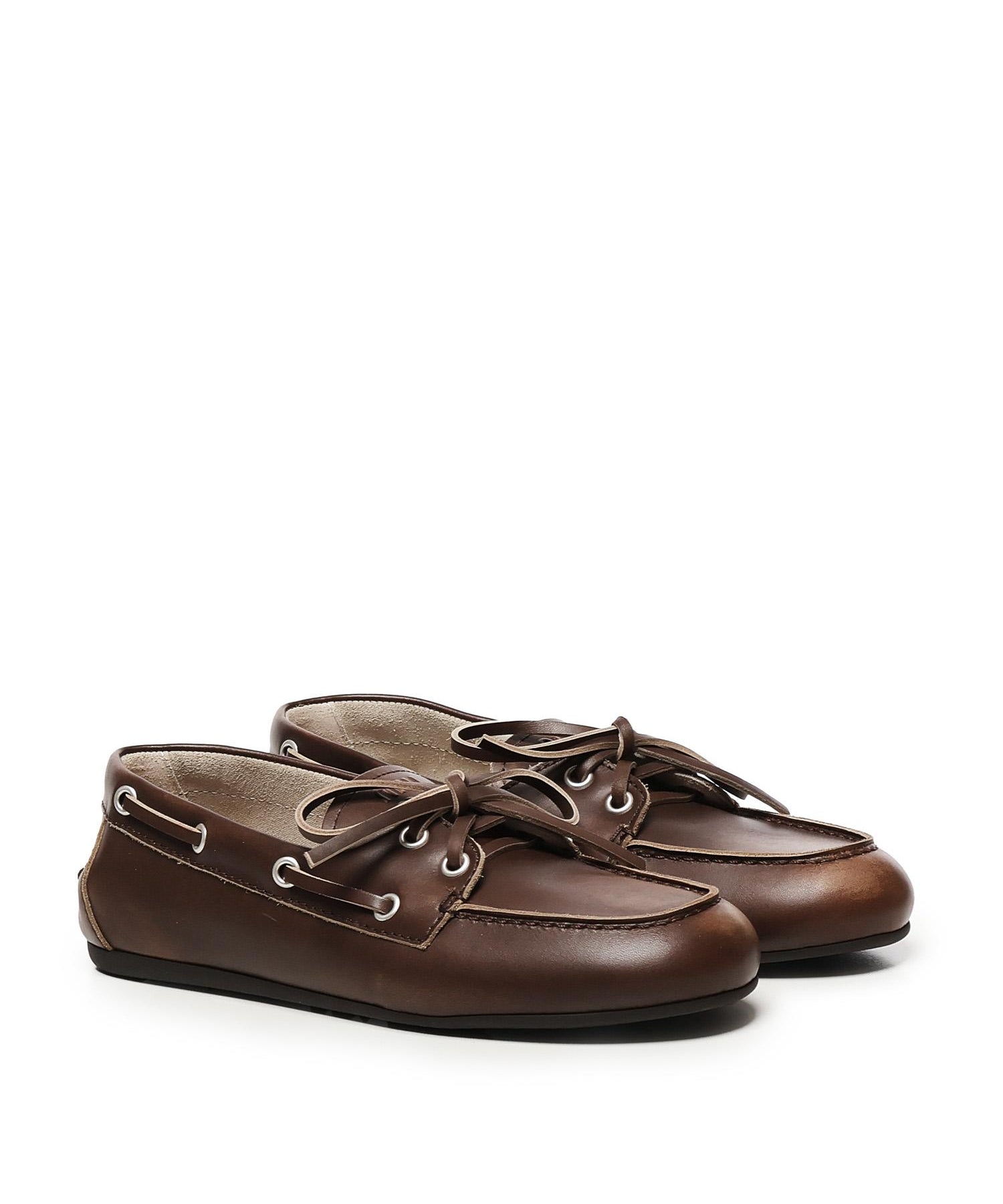 Mocassini in pelle 5D123E 3F33F0038 MIU MIU 