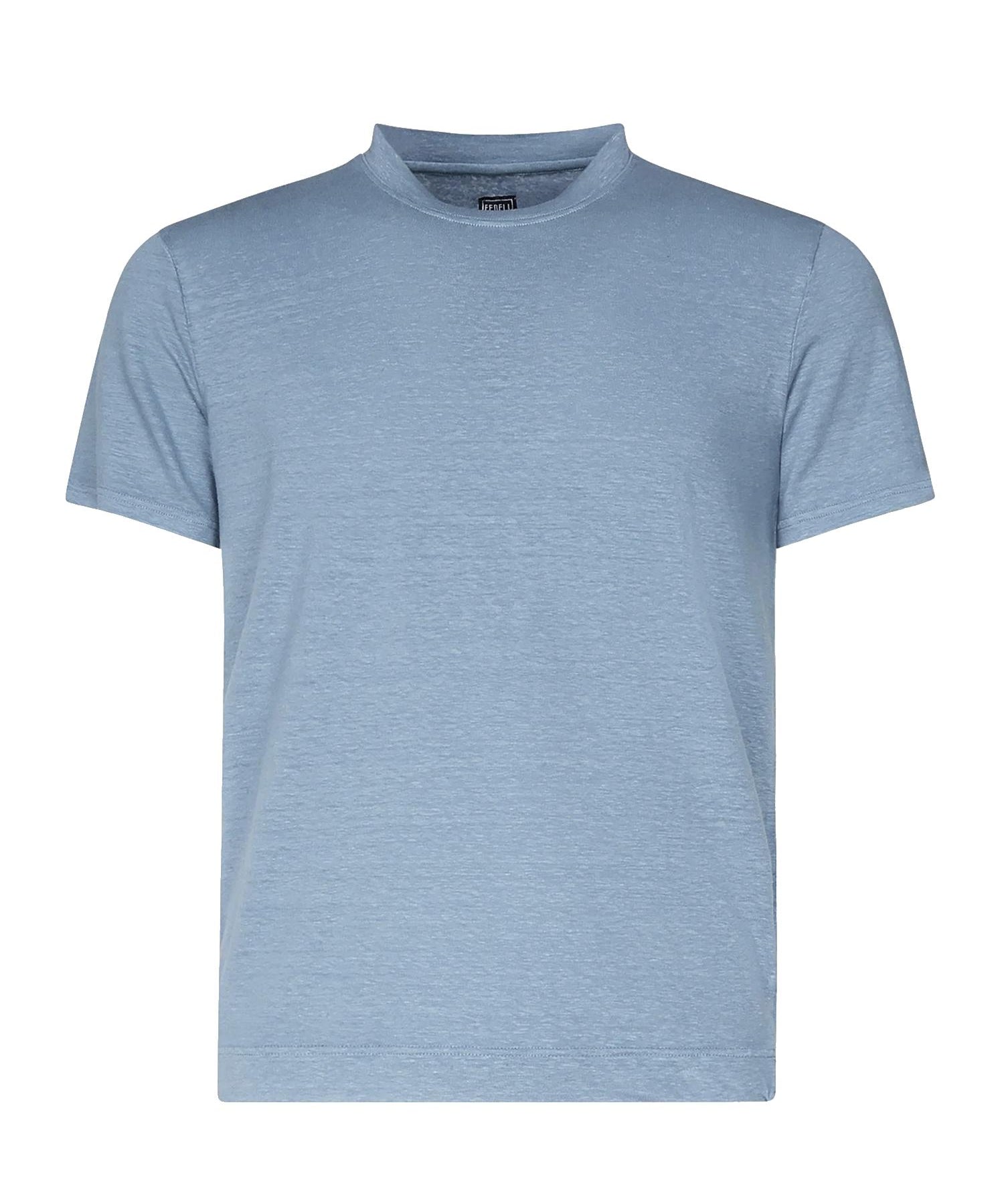 T-shirt in lino<BR/> 8UED0151 917 FEDELI 