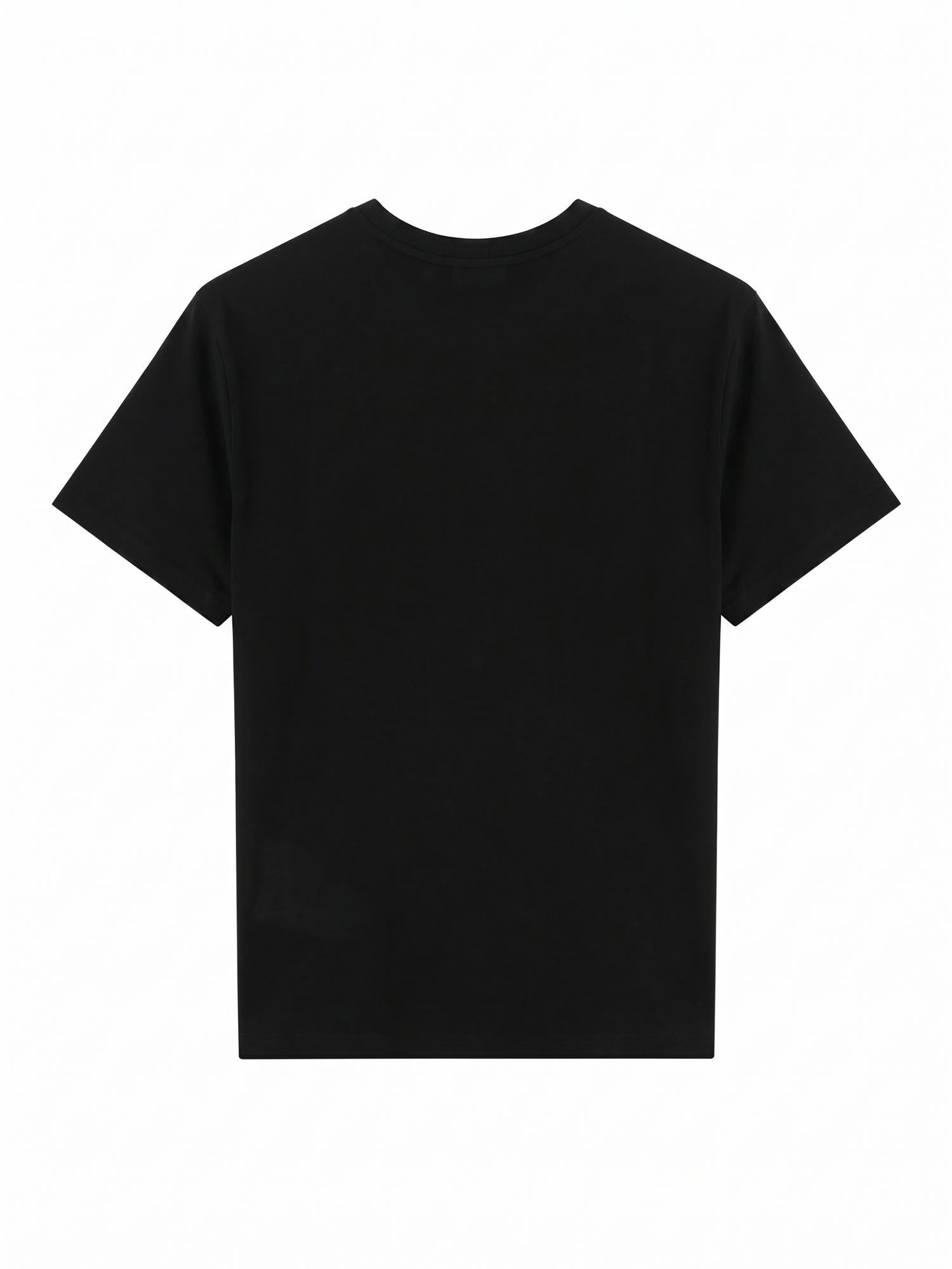 T-shirt in cotone con logo KQMB3522360ZFV B999 HOGAN 
