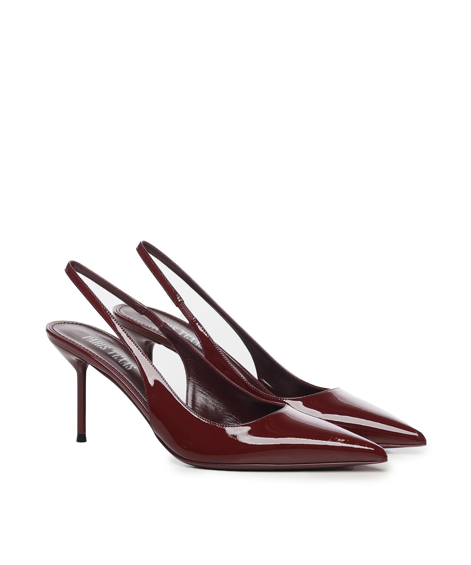Slingback Lidia in vernice PX1635XVN01 ROUGE NOIR PARIS TEXAS 