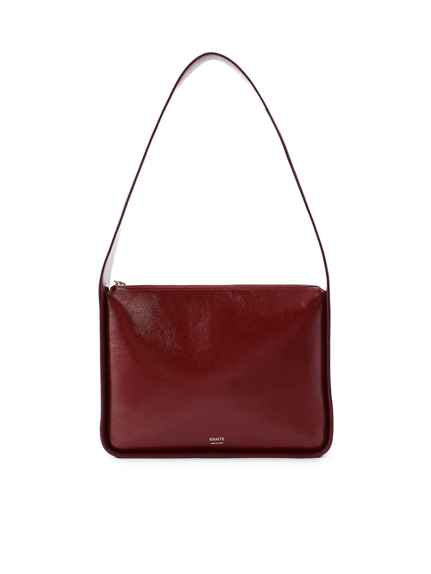Borsa a spalla Lori Squared in pelle H1043 877524 KHAITE 
