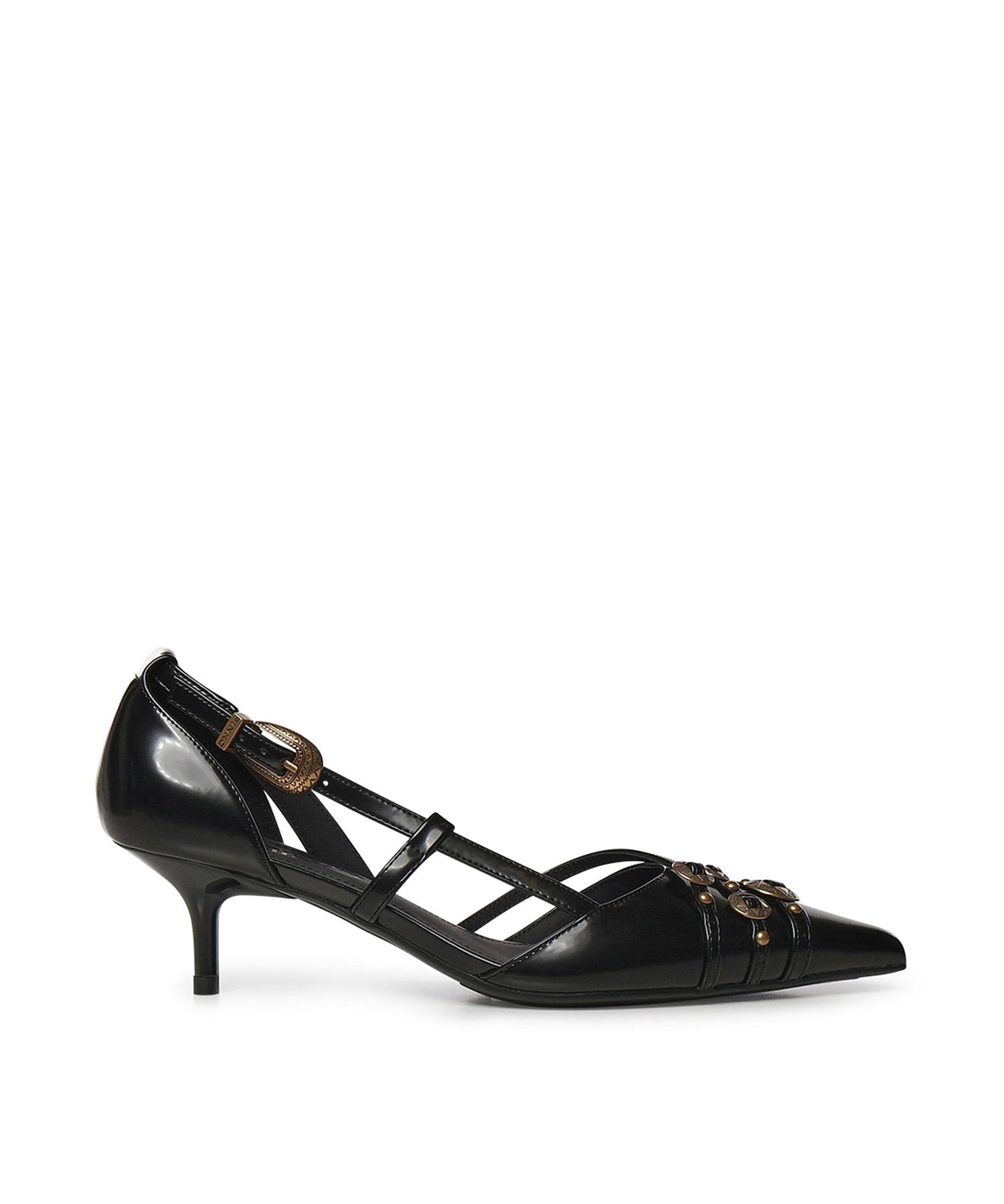 Décolleté con cinturini e borchie gioiello SD0485 E037Z99 PINKO 