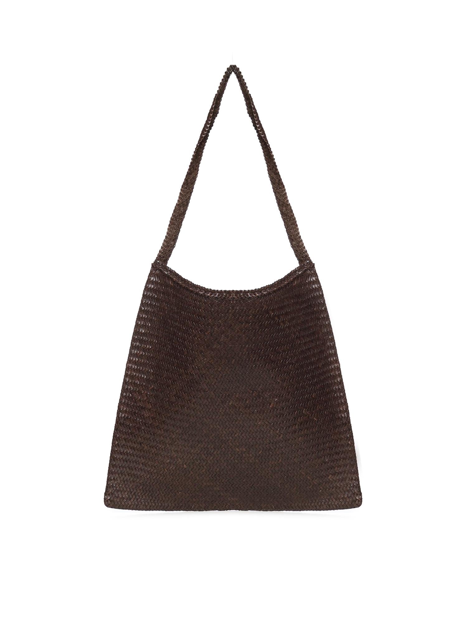 Borsa Ars Tote in pelle 8848 DK BROWN DRAGON DIFFUSION 