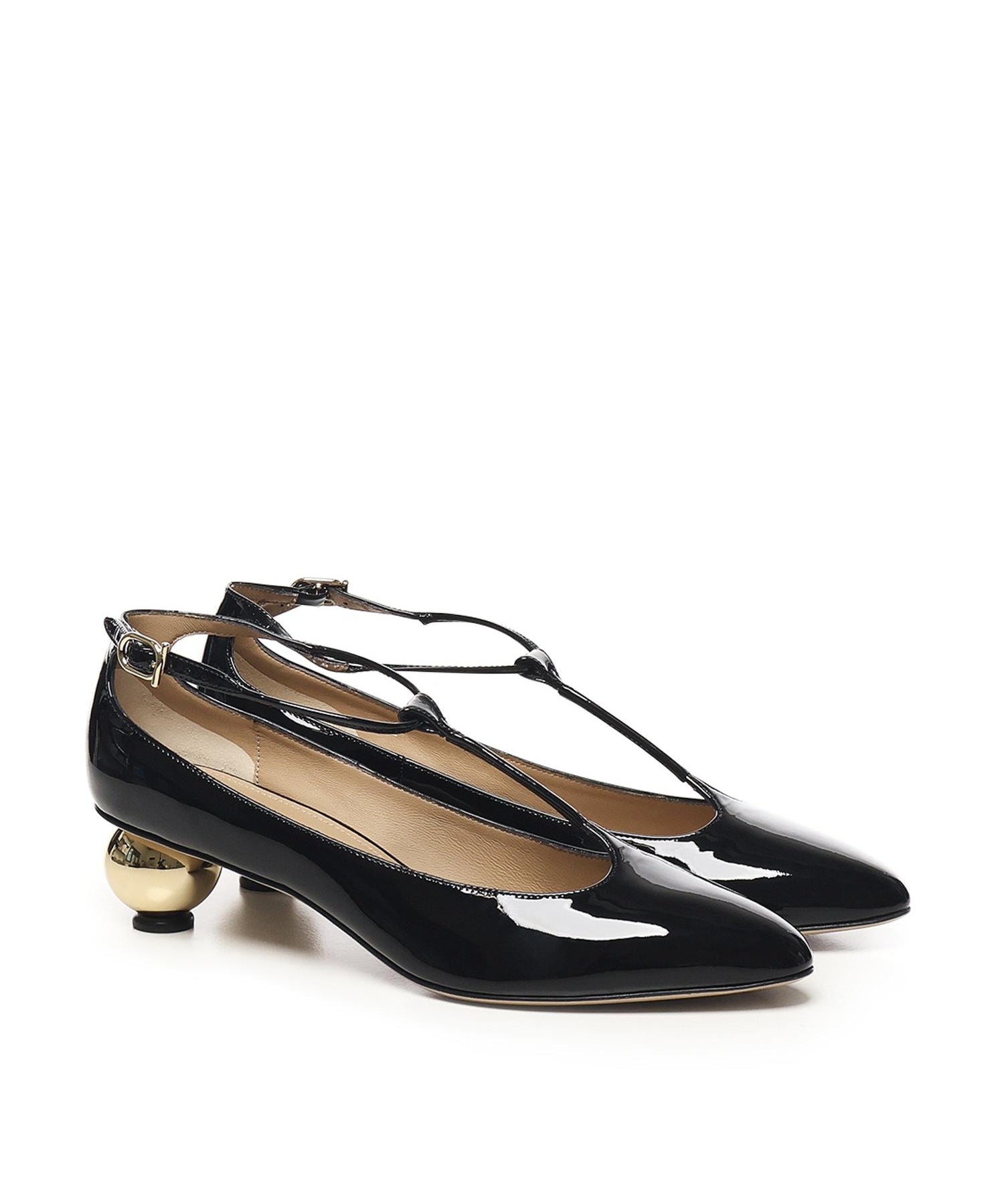 T-strap con tacco a sfera 01K259 784875001 FERRAGAMO 