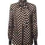 Camicia in twill stampa plus de pois 7B3AB7T7 9JHRDQ VALENTINO GARAVANI 
