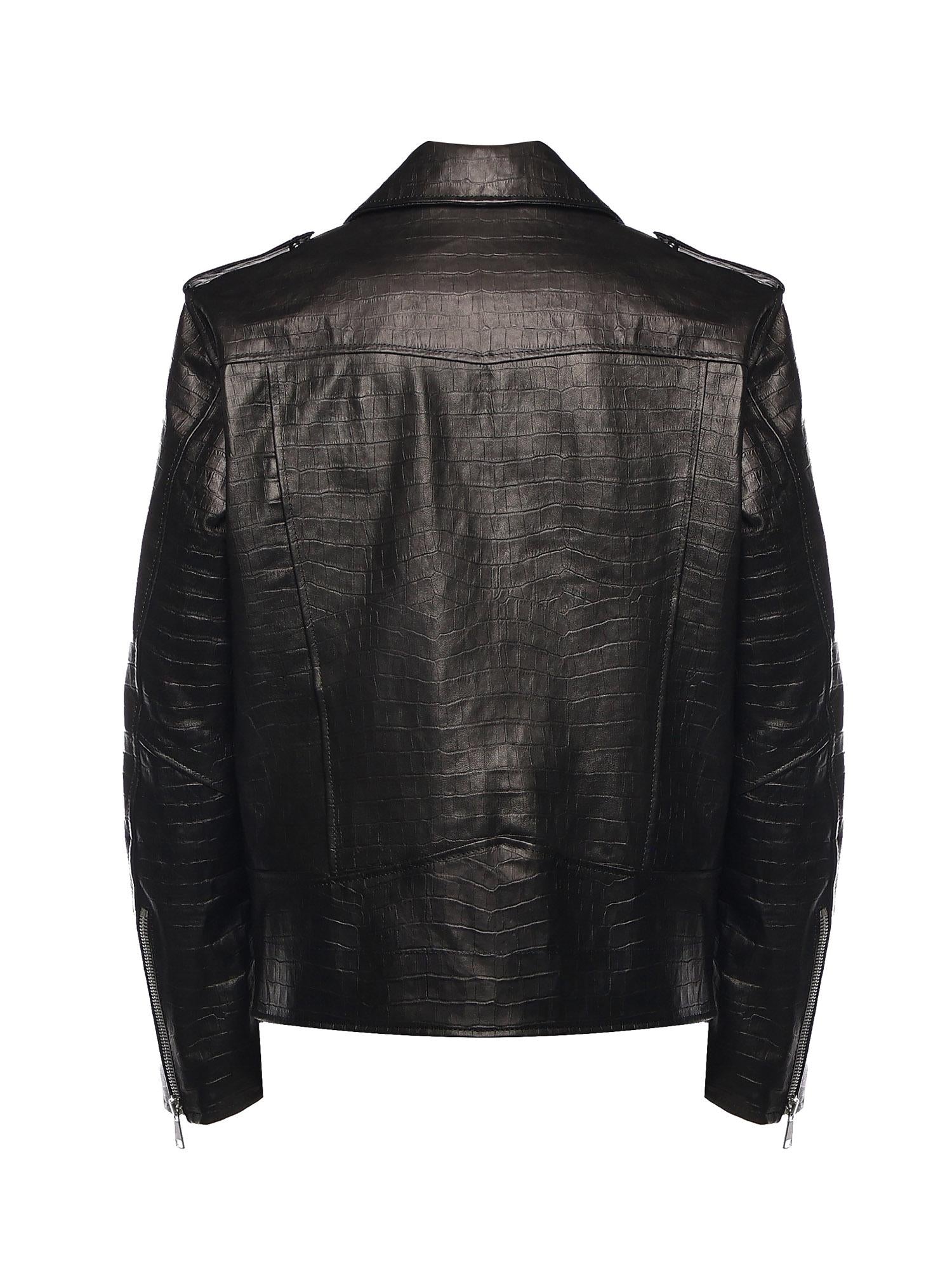 Giubbotto Push in pelle PUSH IT CROCNERO GIULIANO GALIANO 