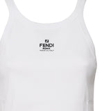 Top a costine in cotone FS7966 ANQMF0ZNM FENDI 