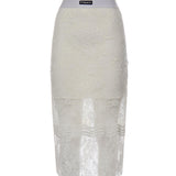 Gonna midi in pizzo con spacchetti 106664 A381Z05 PINKO 